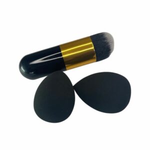 Foundation Brush with x2 Makeup Sponge