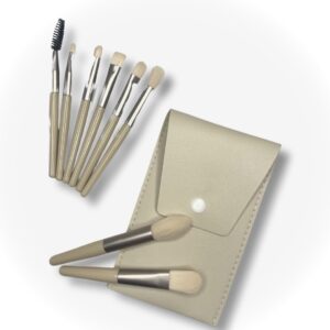 Makeup Brush Set + Storage Bag (8 Pcs)
